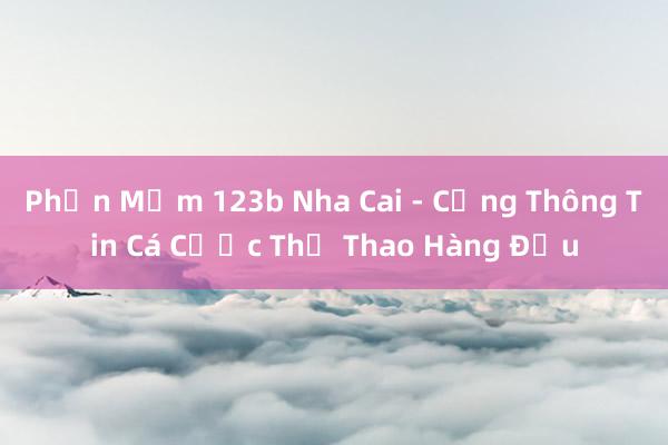 Phần Mềm 123b Nha Cai - Cổng Thông Tin Cá Cược Thể Thao Hàng Đầu