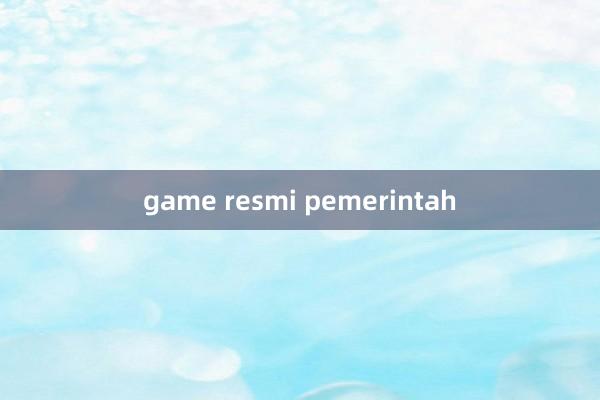 game resmi pemerintah